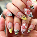 Glue & Go press-on nails style 035