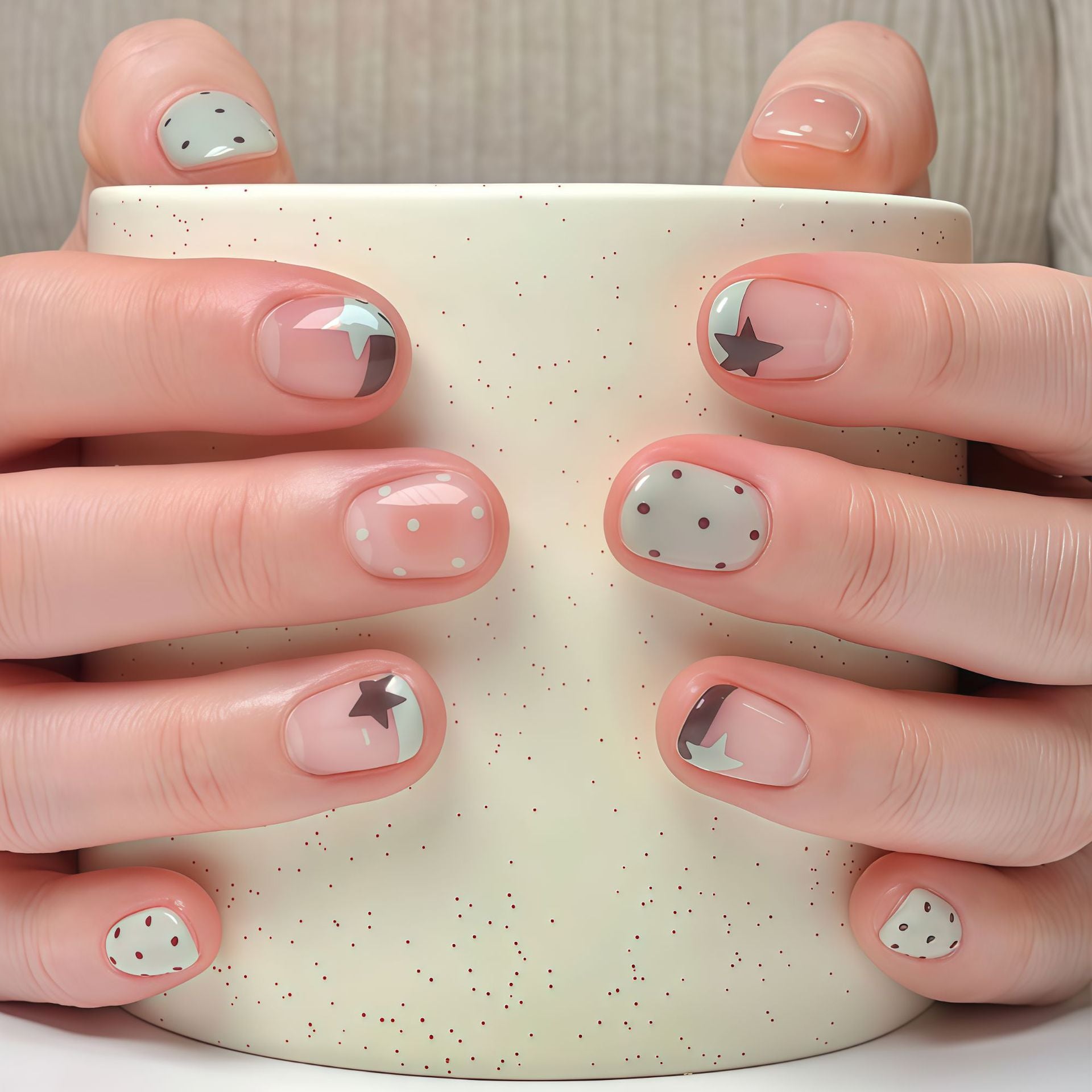 Glue & Go press-on nails style 039