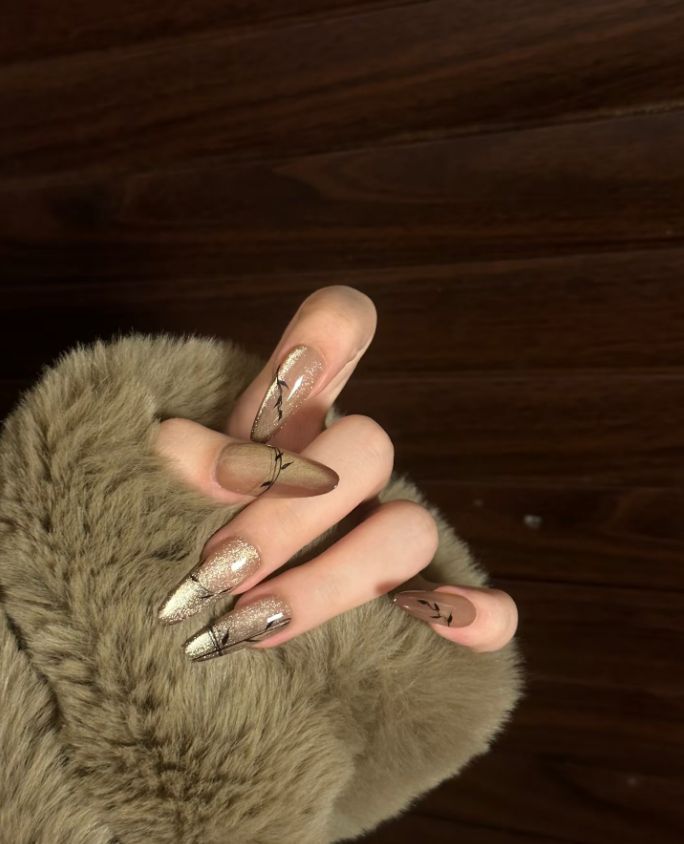 Glue & Go press-on nails style 070